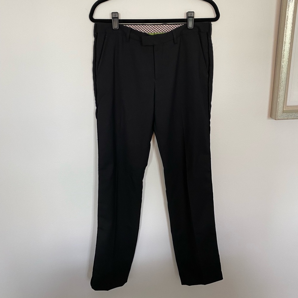 Etro Wool Pants w/ Velvet Piping down the side Men’s 48
